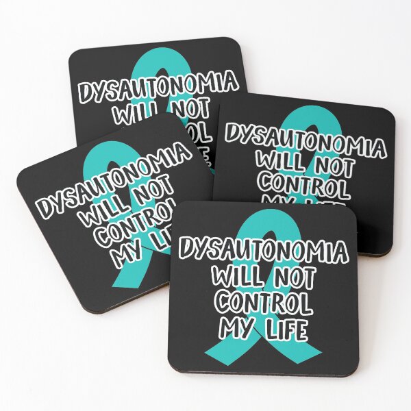 Item preview, Dysautonomia Will Not Control My Life - Teal Awareness Ribbon in  October designed and sold by NotEnoughSpoons.