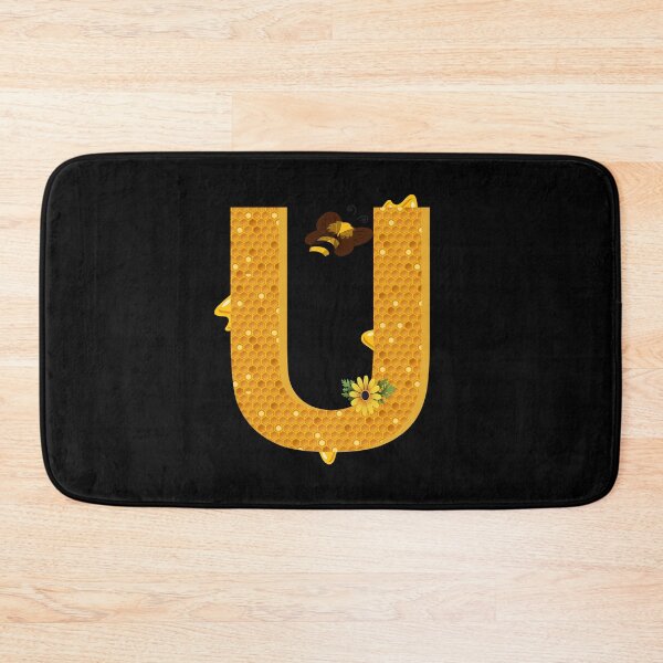 Item preview, Alphabet U Honeycomb Bee designed and sold by Fas Designs.