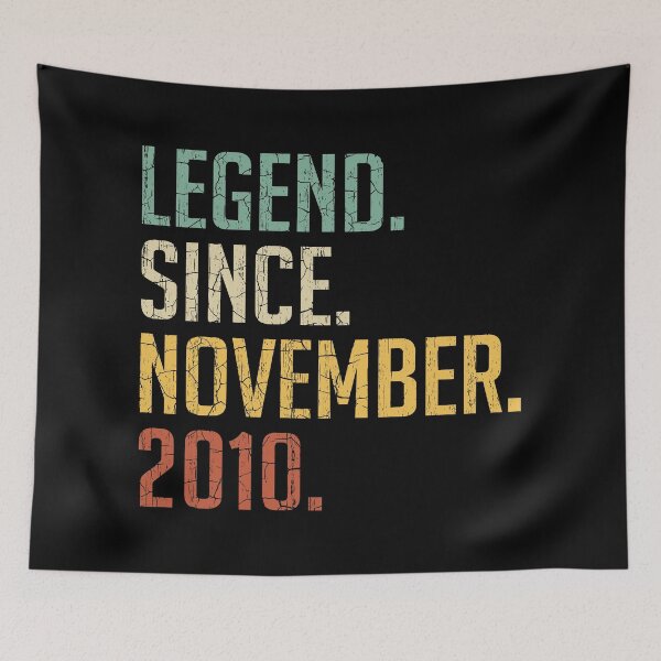 Item preview, Legend Since November 2010 10th Birthday Gift 10 Years Old Vintage November 2010 designed and sold by Takatv.