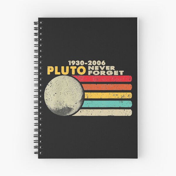 Aperçu de l'œuvre N'oubliez jamais Pluto Retro créée et vendue par PatelLayla.