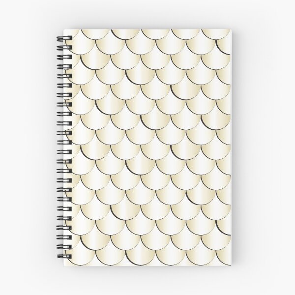 Item preview, Mermaid Satin Fish Scales Parchment Ivory  designed and sold by LoreliDesigns.