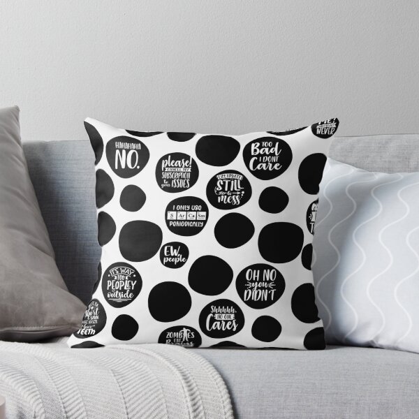 Item preview, Funny Sarcastic Humor Quotes Pattern designed and sold by prettyvocal.
