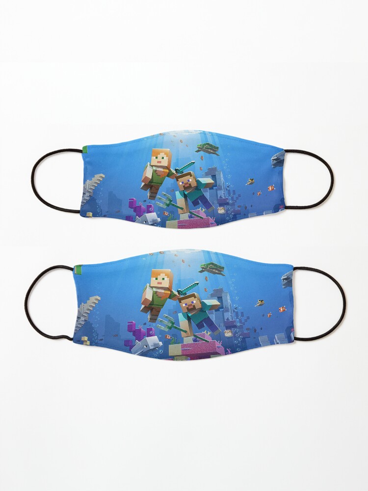 Alternate view of Minecraft Ocean Mask