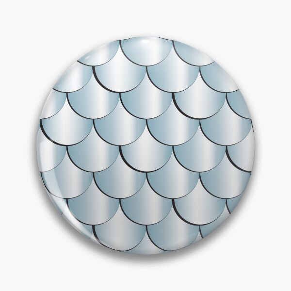 Item preview, Mermaid Satin Fish Scales Powder Blue designed and sold by LoreliDesigns.