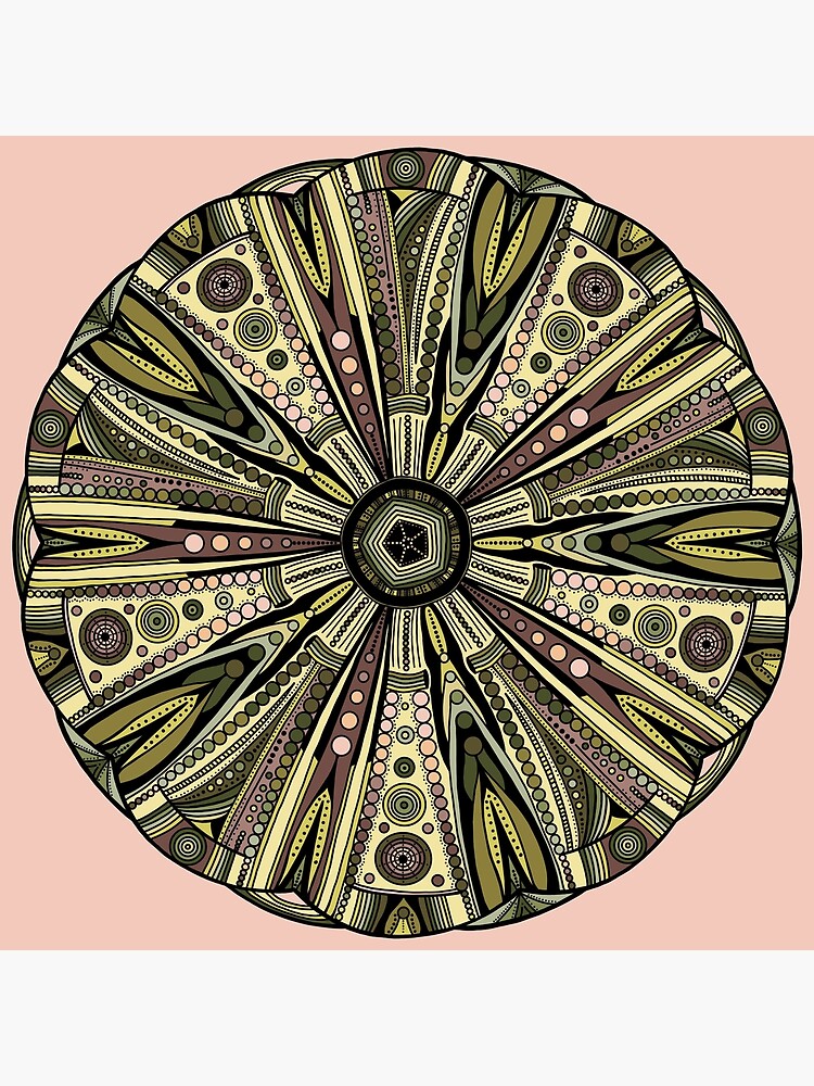 Seaside Urchin Mandala by akayeart