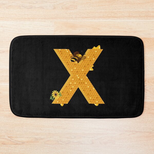 Item preview, Alphabet X Honeycomb Bee designed and sold by Fas Designs.