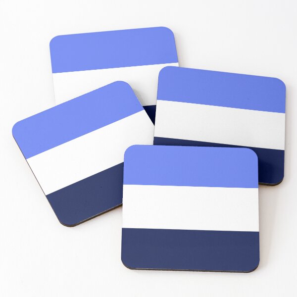 Item preview, LIGHT BLUE - WHITE AND NAVY BLUE 3 STRIPES BY OZCUSHIONSTOO - BEACH THEME   designed and sold by ozcushionstoo.