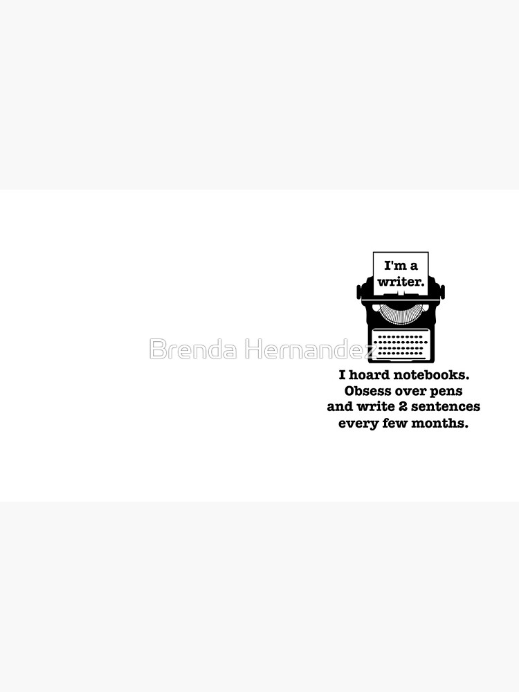 Writer Sticker, Writing, Writers Block, Writer, Writer Gift, Writer Gifts,  Write Lover, Gift for Writers, Gifts for Writers, Gift for Writer Spiral  Notebook for Sale by Brenda Hernandez