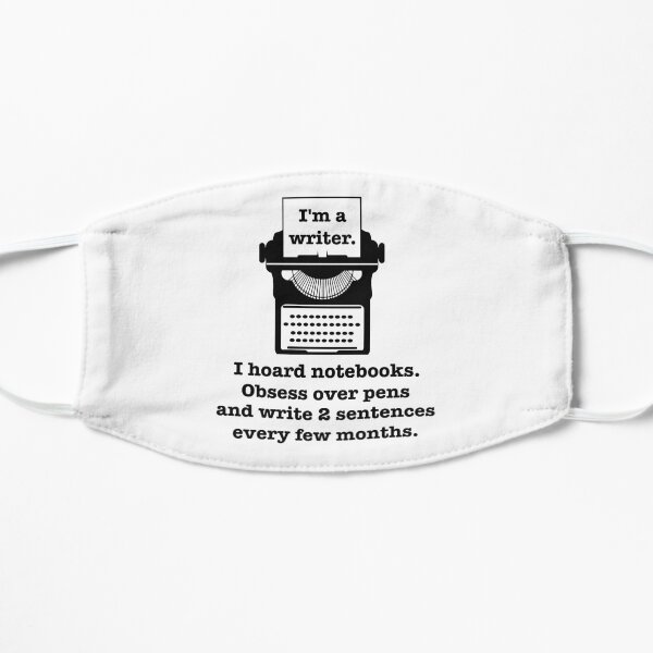Writer Sticker, Writing, Writers Block, Writer, Writer Gift, Writer Gifts, Write Lover, Gift for Writers, Gifts for Writers, Gift for Writer Mask