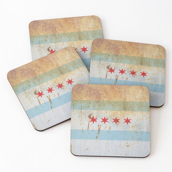 Item preview, Chicago Flag Grunge designed and sold by TRowanDesign.