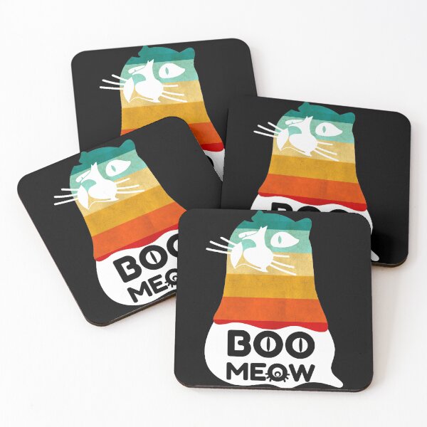 Item preview, Funny Halloween cat boo designed and sold by HibouMagique.