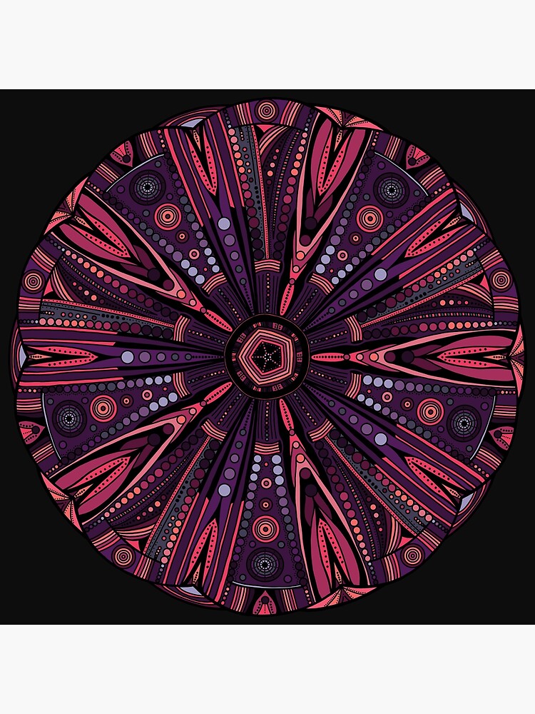 Underwater Urchin Mandala by akayeart