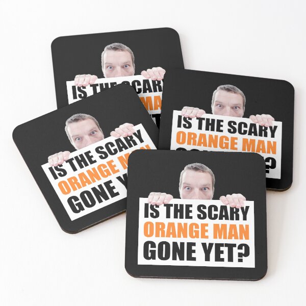 Item preview, Is The Scary Orange Man Gone Yet? Anti-Trump designed and sold by Cat Lady Designs.