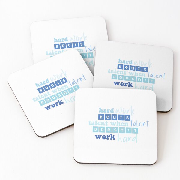 Item preview, hard work beats talent when talent doesn't work hard designed and sold by stickerssella.
