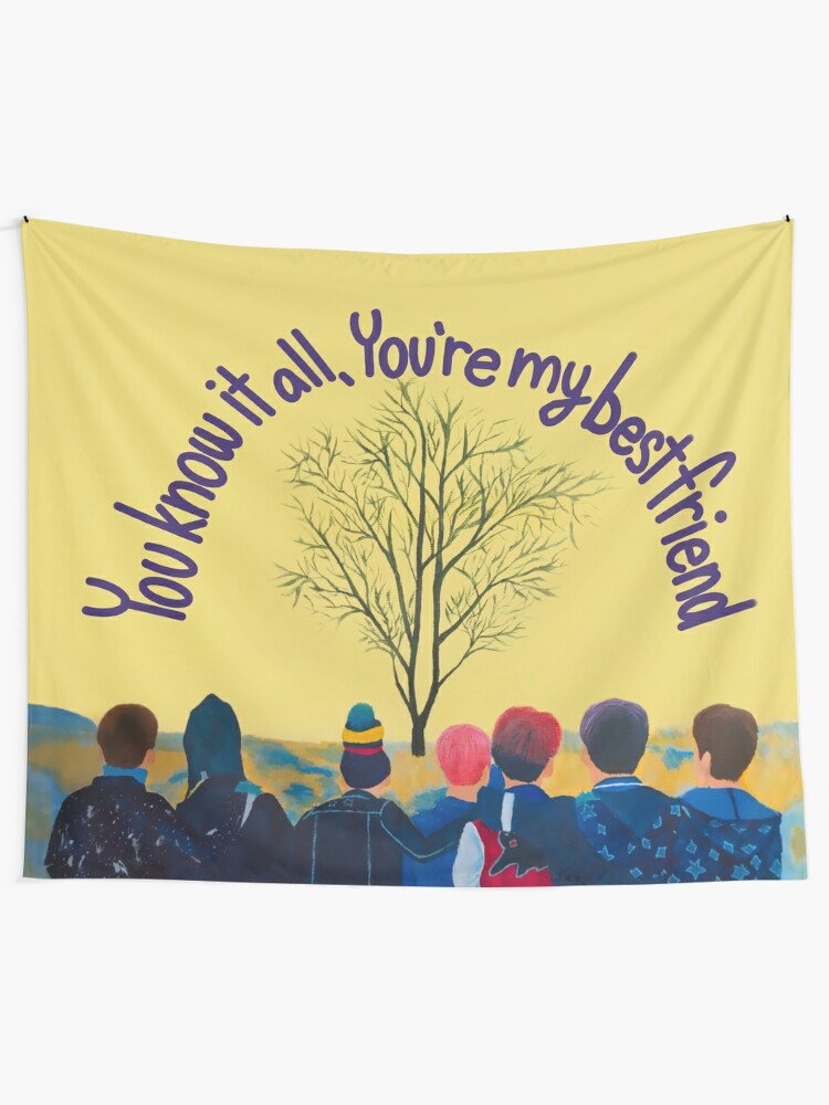 Spring Day Bts Lyrics Tapestry By 77lulu1 Redbubble