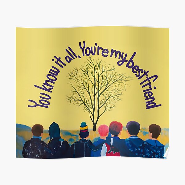 Bts Spring Day Lyrics Posters Redbubble