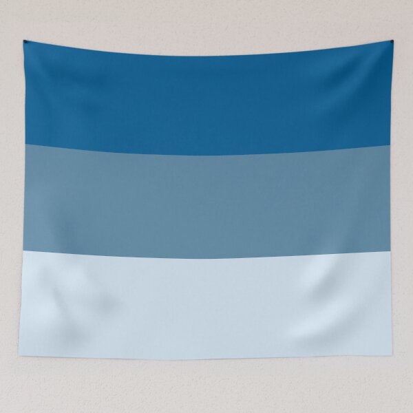 Item preview, VERY  LIGHT BLUE - WHITE AND NAVY BLUE SEA DEPTHS 3 STRIPES BY OZCUSHIONSTOO - BEACH THEME   designed and sold by ozcushionstoo.