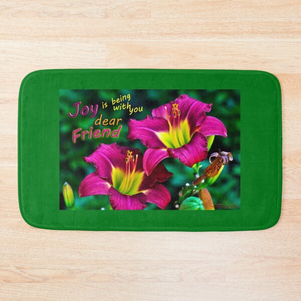 Joy Dear Friend Bath Mat