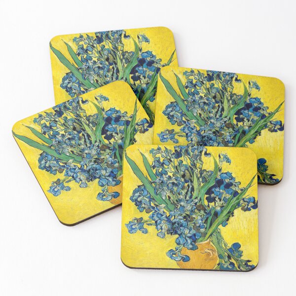 Item preview, Vase with Irises Against a Yellow Background. Vincet Van Gogh. designed and sold by George Arakelov.