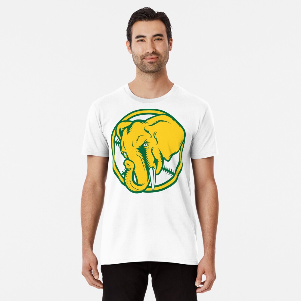 Elephant-Inspired Oakland A's Design | Essential T-Shirt