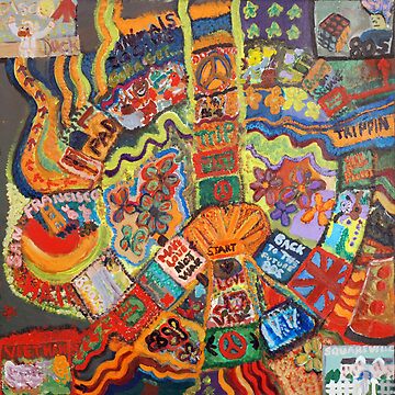 Artwork thumbnail, Groovy 60s Peace by Patrick Beamish