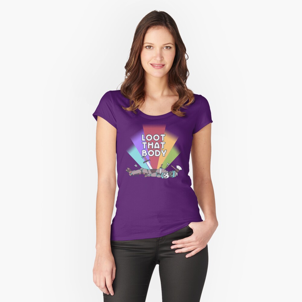 Item preview, Fitted Scoop T-Shirt designed and sold by critjuice.