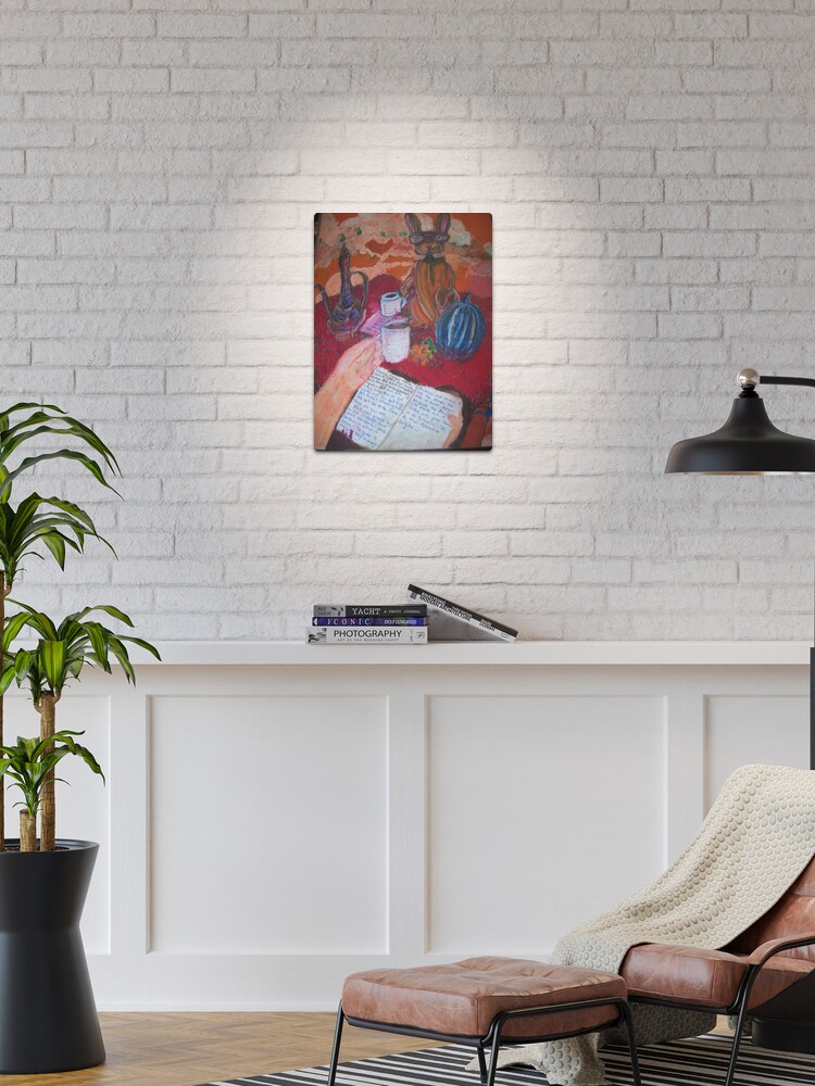 Thumbnail 1 of 4, Metal Print, A Strange But Very Wonderful World designed and sold by TrickyBeamy28.