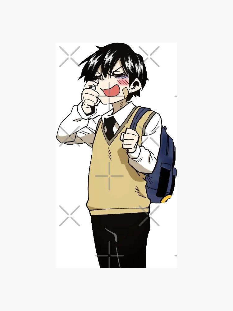 Sad Anime Boy Sticker for Sale by arsenaa