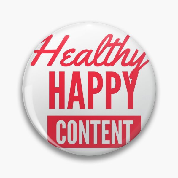 Item preview, Healthy Happy Content Inspirational Quotes designed and sold by designlee.
