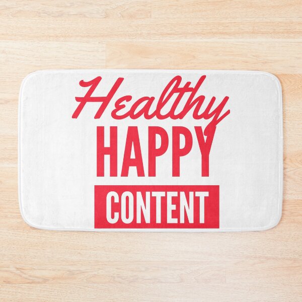 Item preview, Healthy Happy Content Inspirational Quotes designed and sold by designlee.