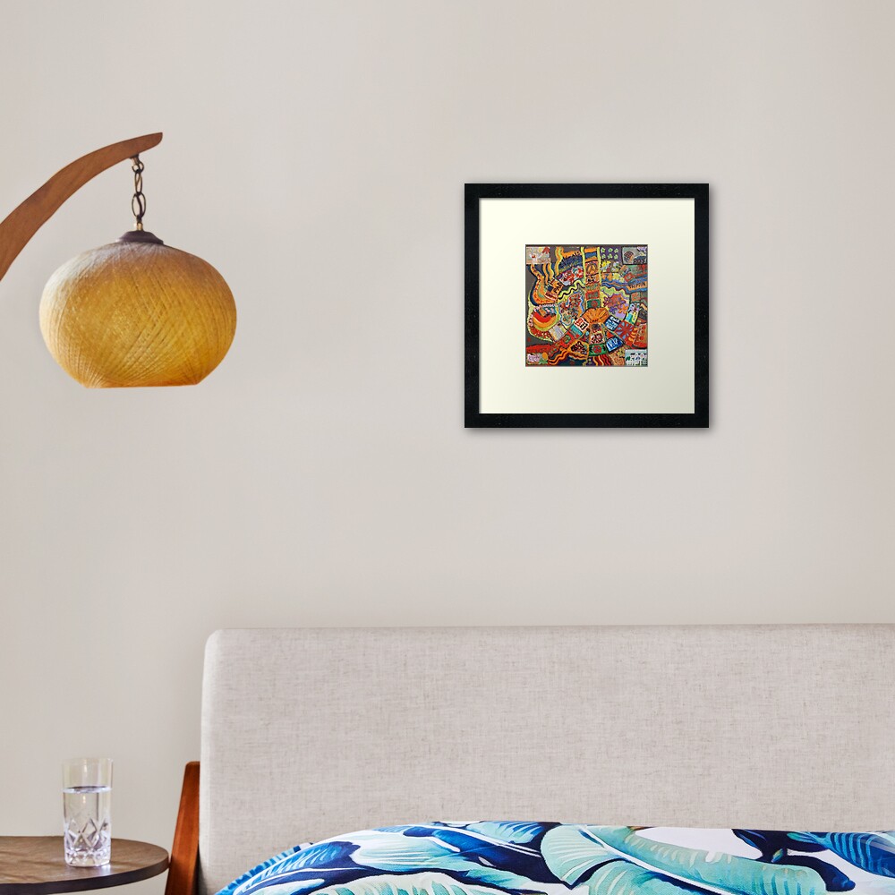 Item preview, Framed Art Print designed and sold by TrickyBeamy28.