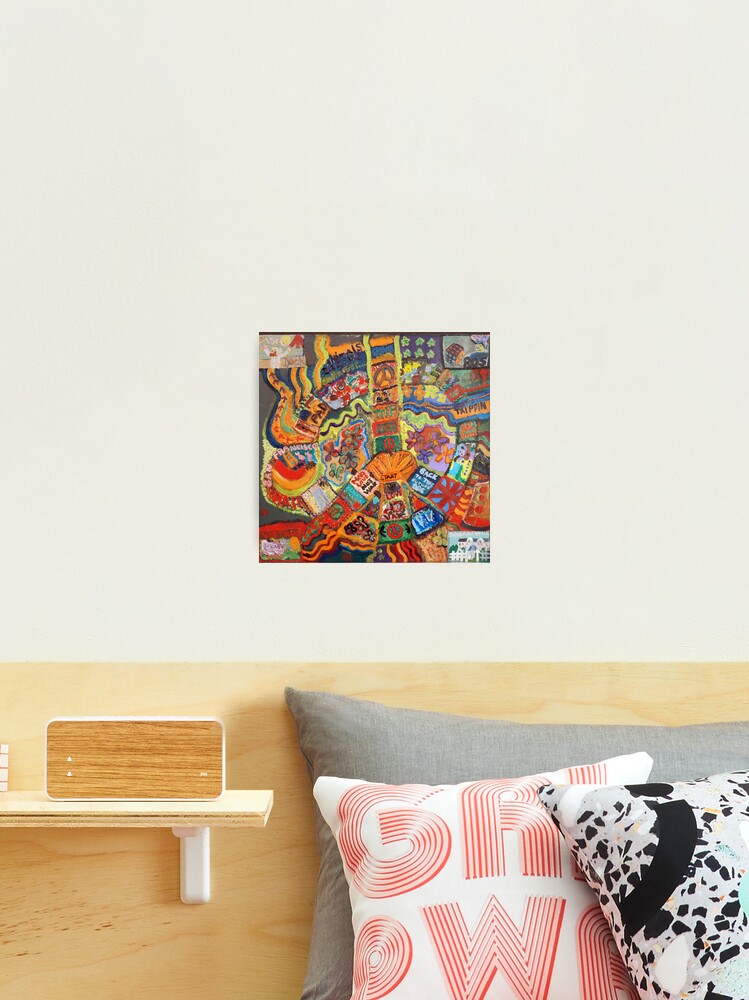 Thumbnail 2 of 3, Photographic Print, Groovy 60s Peace designed and sold by TrickyBeamy28.