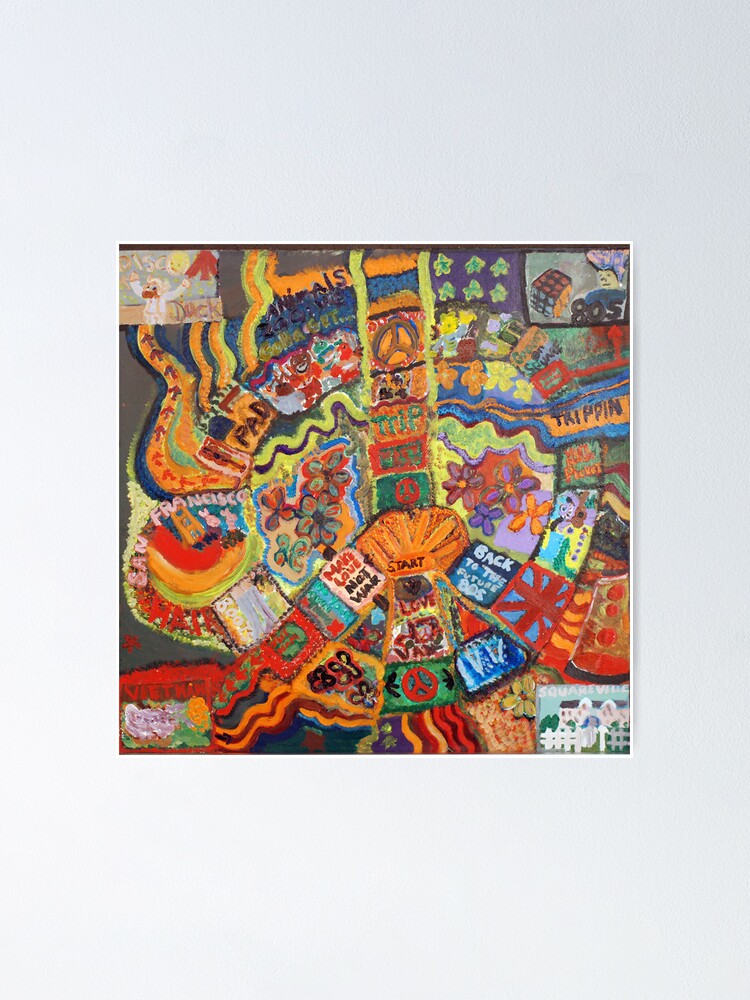Alternate view of Groovy 60s Peace Poster