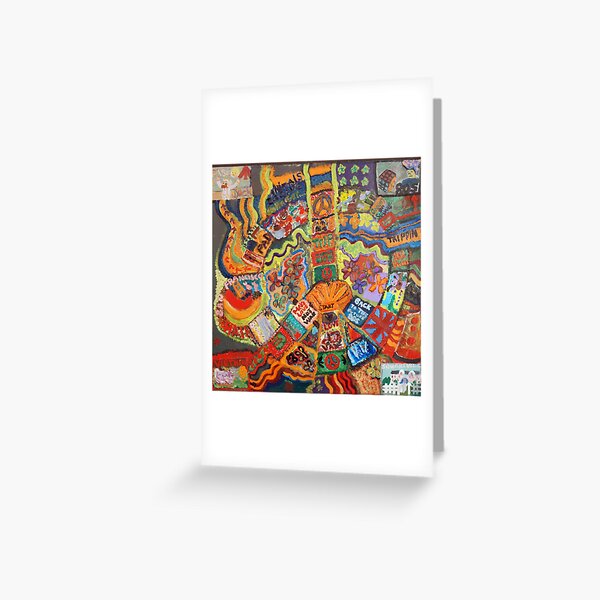 Groovy 60s Peace Greeting Card