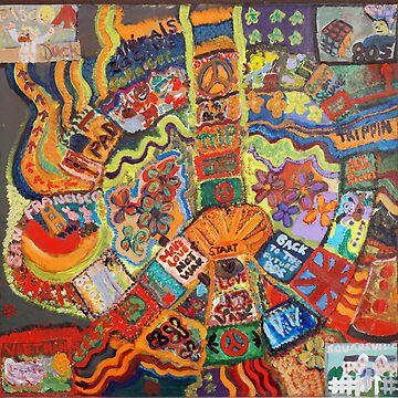 Artwork thumbnail, Groovy 60s Peace by Patrick Beamish