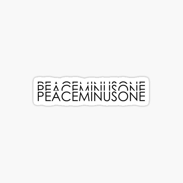 peaceminusone red