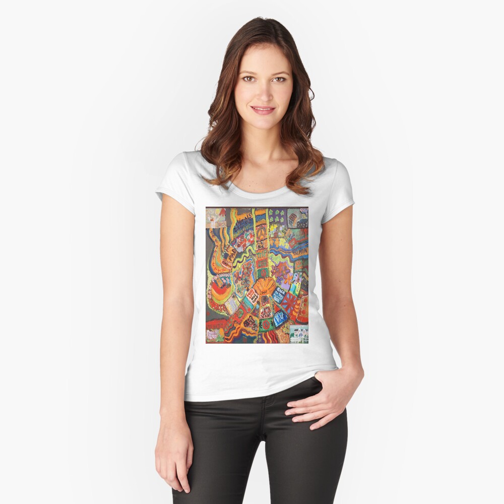 Item preview, Fitted Scoop T-Shirt designed and sold by TrickyBeamy28.