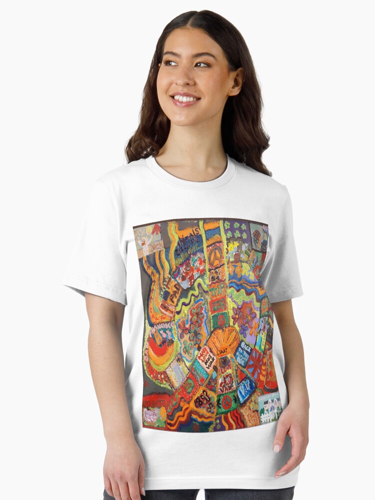 Thumbnail 1 of 7, Essential T-Shirt, Groovy 60s Peace designed and sold by TrickyBeamy28.