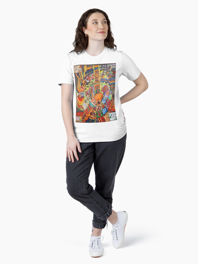 Thumbnail 4 of 7, Essential T-Shirt, Groovy 60s Peace designed and sold by TrickyBeamy28.