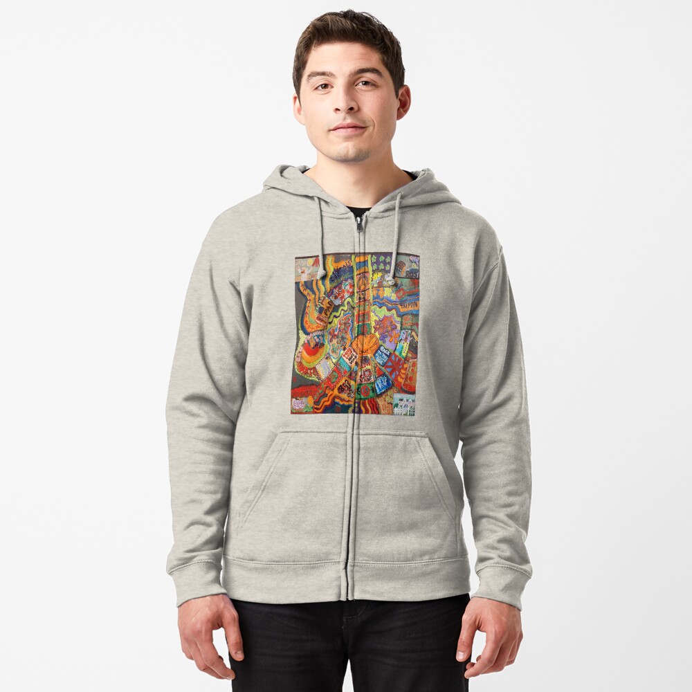 Item preview, Zipped Hoodie designed and sold by TrickyBeamy28.