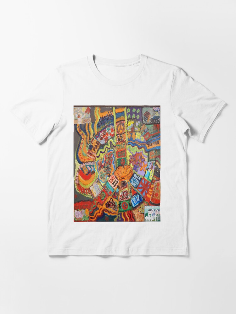 Thumbnail 3 of 7, Essential T-Shirt, Groovy 60s Peace designed and sold by TrickyBeamy28.