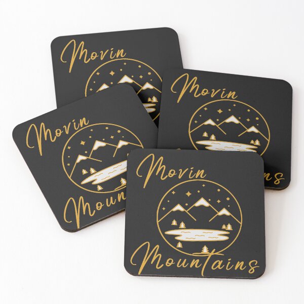 Item preview, Movin Mountains Inspirational Quote designed and sold by bohobeauti.