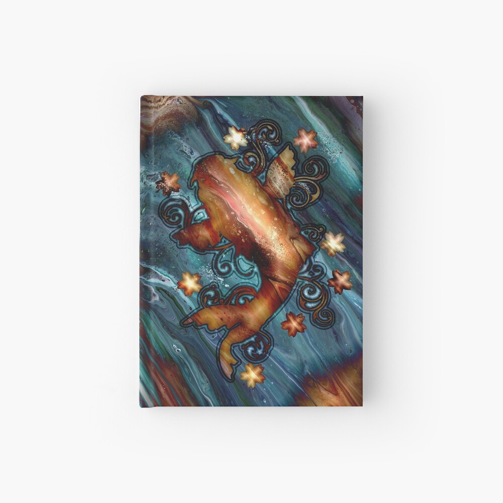 Happy Goldfish Hardcover Journal