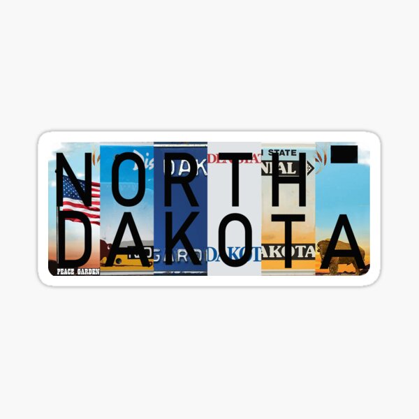 Item preview, North Dakota License Plates designed and sold by stermitkermit.