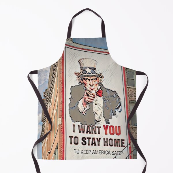 Item preview, UncleSam - Stay Home designed and sold by Marlene Watson-Hall.
