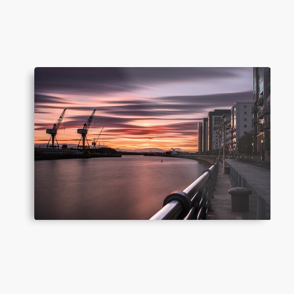 Glasgow Harbour Metal Print