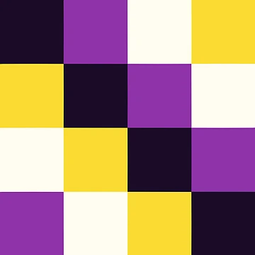 Artwork thumbnail, Nonbinary Checker Pattern by Aroaes
