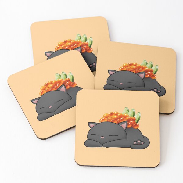 Item preview, Chubby Cat Ikura Sushi (cat only) designed and sold by Takeda-art.