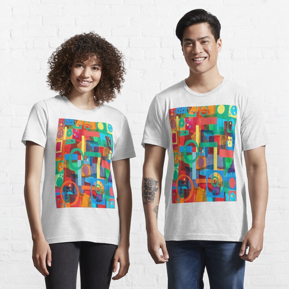 Shapes In Hues In Motion Essential T-Shirt