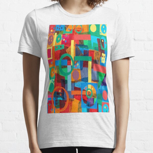 Shapes In Hues In Motion Essential T-Shirt